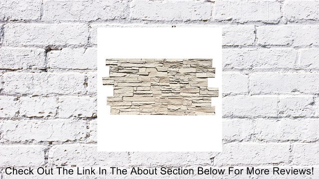 BuyFauxStone Deep Stacked Stone Wall Panel - Stone White Review
