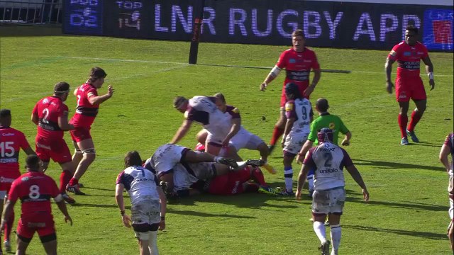 TOP14 - Bordeaux-Toulon: Essai Hugh Chalmers (BOR) - J18 - Saison 2014/2015