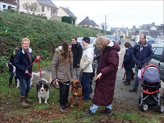Sortie éducation canine janvier 2015 St Michel en Grève
