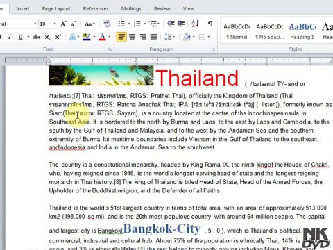 Lesson # 54 Headers and Footers Customize 2