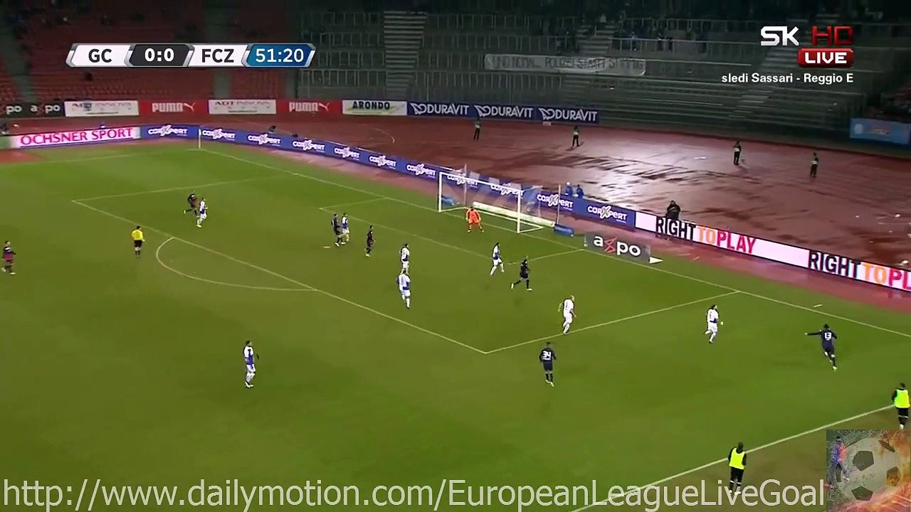 Asmir Kajevic 0:1 Great Goal | Grasshoppers - FC Zurich 21.02.2015 HD