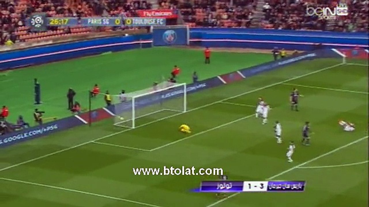 اهداف مباراة ب. س. جيرمان وتولوز (3-1) || الدوري الفرنسي
