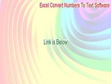 Excel Convert Numbers To Text Software Download (Download Here)