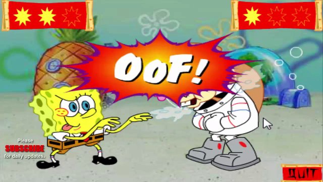 Spongebob squarepants game - SpongeBob Karate Game On Nick junior - Free games online