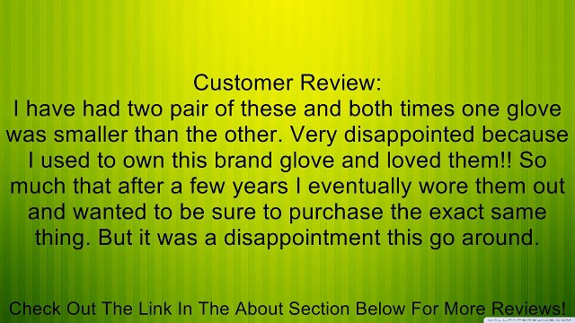 Olympia 407 Fingerless Gel Classic Motorcycle Gloves (Black, Small) Review