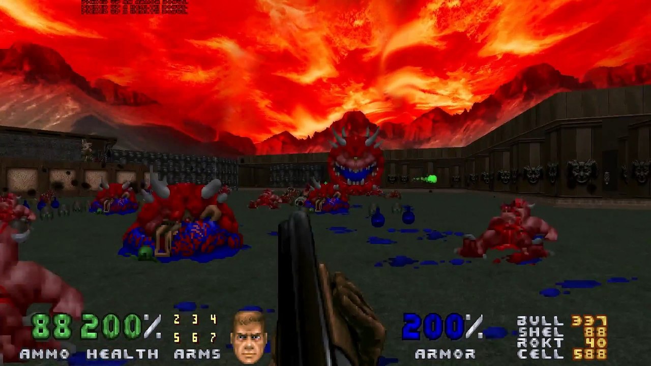 Let's Play - DooM 2 @ Ultra-Violence [Deutsch] -- MAP18 [1/2] (1080p)