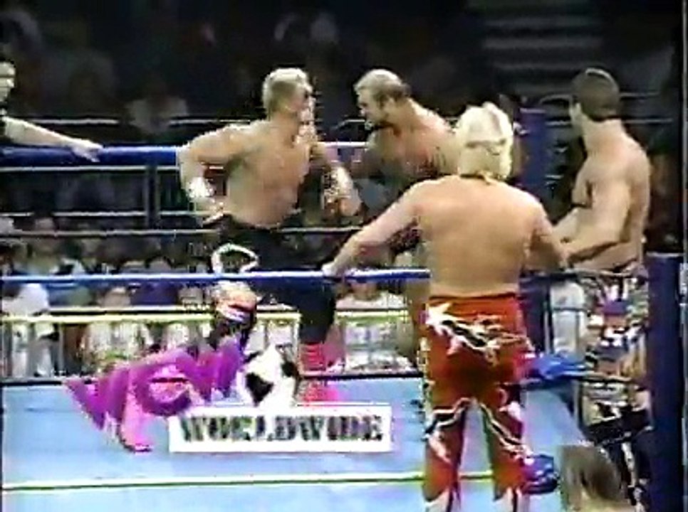 Rick Rude, Bobby Eaton & Arn Anderson vs. Sting & The Steiner Brothers (WCW Worldwide 10.03.1992)