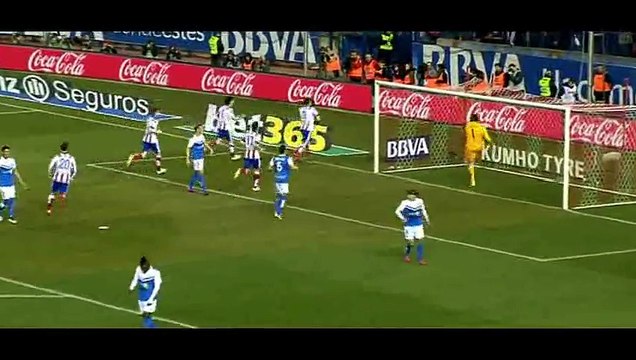Atletico Madrid 1-0 Almeria Goal Mandzukic goal 21-02-2015 HD