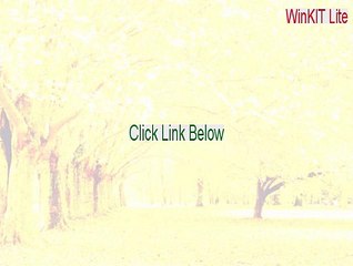 WinKIT Lite Download [WinKIT Litewinkit lite]