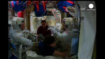 NASA astronauts ISS spacewalk to prepare docking ports