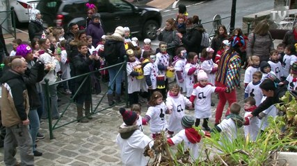 Carnaval Luceram 2015 - Défilé des enfants dans le village