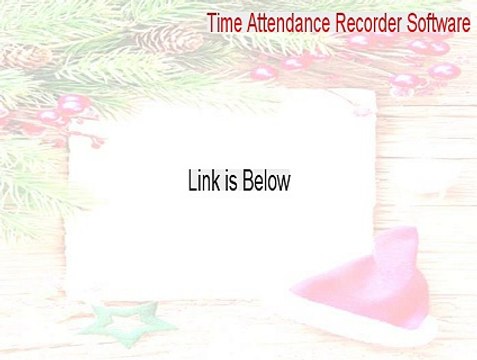 Time Attendance Recorder Software Serial (time attendance recorder software v7.0)