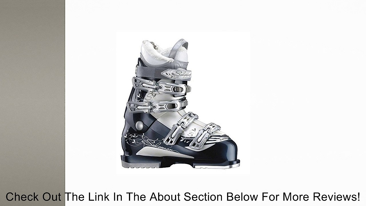 Salomon Womens Divine 5 Ski Boots (Shadow/White Pearl, 26) Review