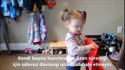 Give your child the opportunity to be able to do their job itself!