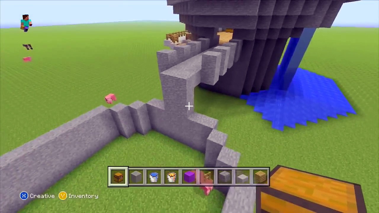 Minecraft Tutorial   How to build your own Hunger Games Map XBOX360! #3