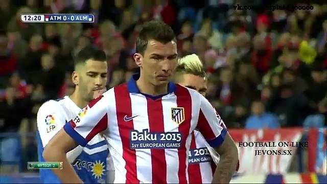 Atl. Madrid 3 - 0 Almeria - Primera Division - Highlights - 21/02/2015