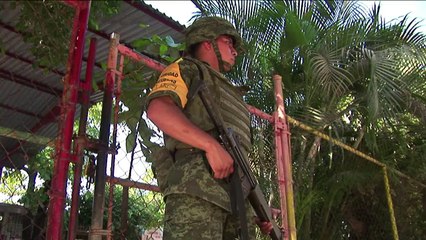 Policiamento na volta às aulas em Acapulco