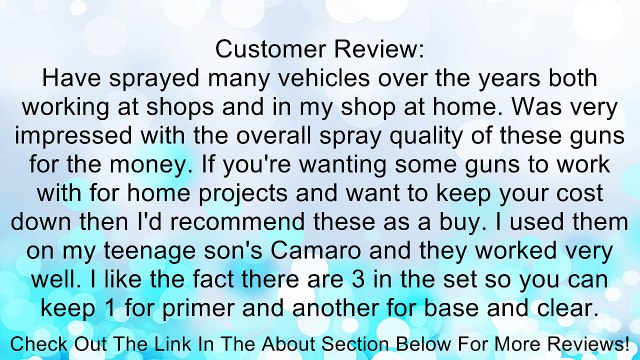 ATD Tools 6900 9-Piece HVLP Spray Gun Set Review