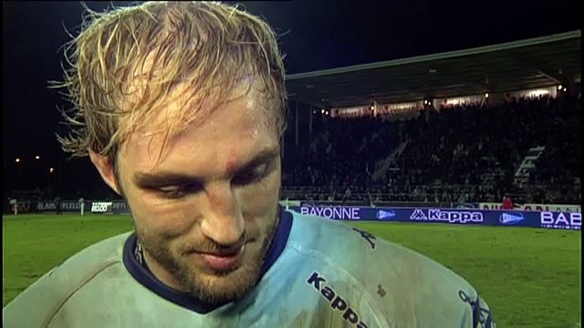 TOP14 - Bayonne-Stade Français: Interview Jean Monribot (BAY) - J18 - Saison 2014/2015
