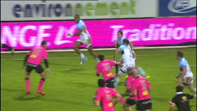 TOP14 - Bayonne-Stade Français: Essai Marvin O'Connor (BAY) - J18 - Saison 2014/2015