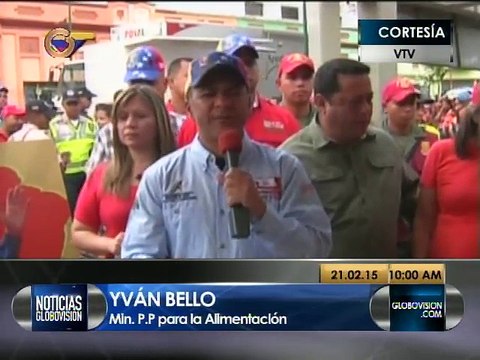 Distribuyen 80 mil kilos de alimentos en Caracas
