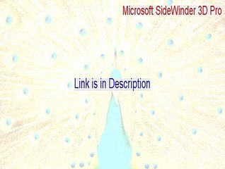 Microsoft SideWinder 3D Pro Serial (microsoft sidewinder 3d pro windows 8)