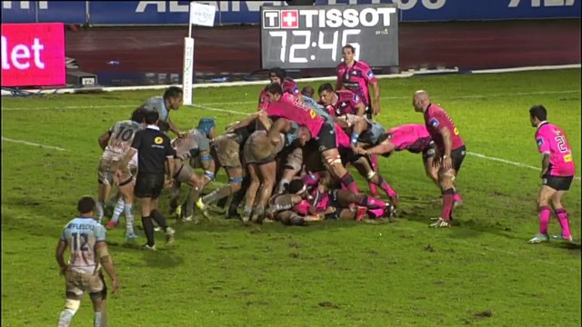 TOP14 - Bayonne-Stade Français: Essai Jean Monribot (BAY) - J18 - Saison 2014/2015