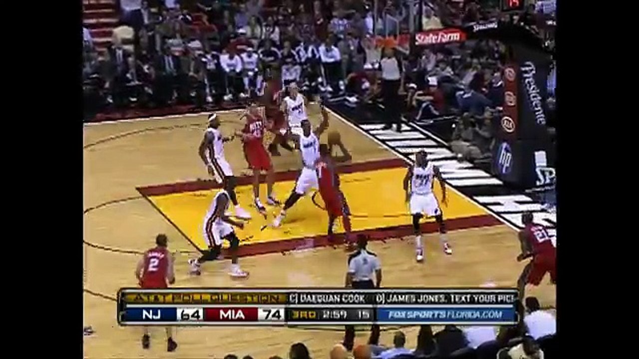 Dwyane Wade Sick Alley-oop to LeBron James
