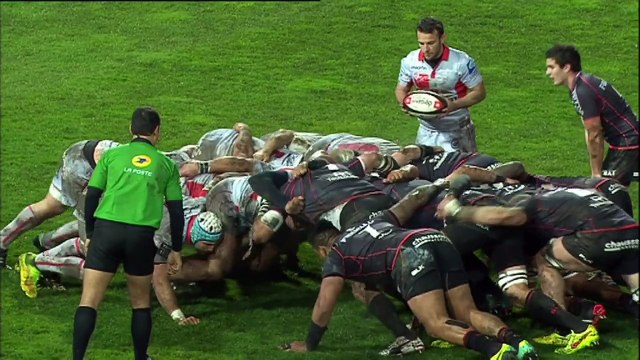 TOP14 - Toulouse-Lyon: Essai Iosefa Tekori (TLS) - J18 - Saison 2014/2015
