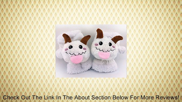 League of Legends LOL Cosplay Soft Warm Plush Winter Gloves (Rammus) Review