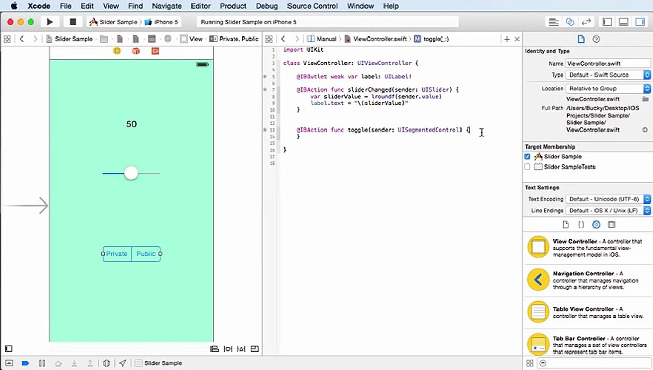 ---iOS Development with Swift Tutorial - 16 - Segmented Control -