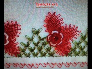 iğne oyası havlu modelleri www.igneoyasi.org