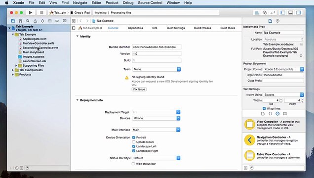 iOS Development with Swift Tutorial - 17 - Multiple Views or Screens -