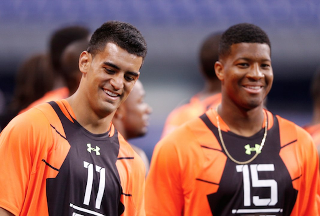 Marcus Mariota, Jameis Winston impress at combine