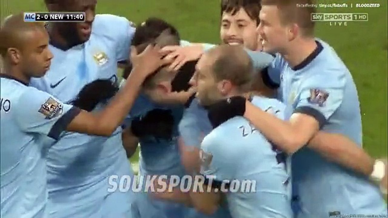 مانشستر سيتي 5-0 نيوكاسل يونايتد