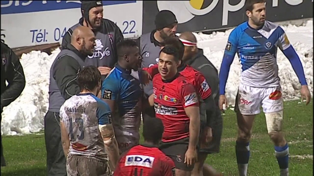 TOP14 - Oyonnax-Castres: Essai Régis Lespinas (OYO) - J18 - Saison 2014/2015