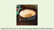 Hand Carved Olive Wood Natural Bark Bowl - Round Review