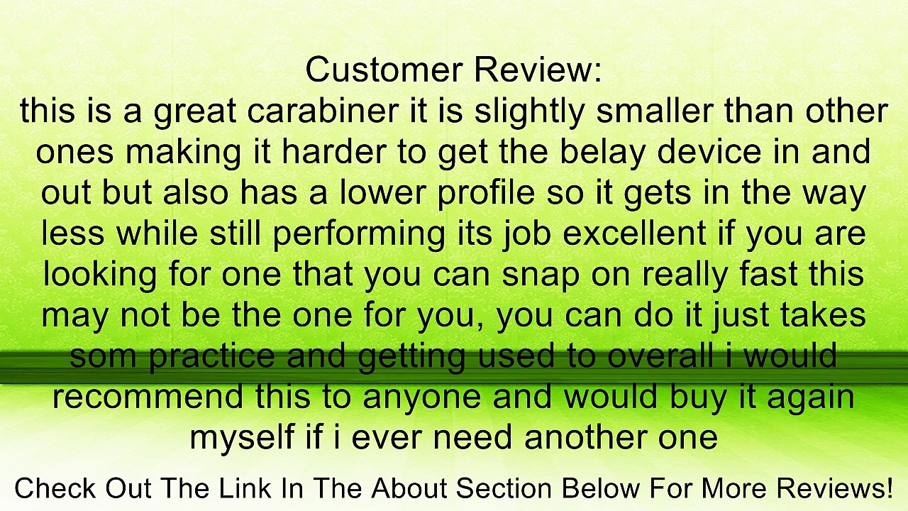 Climb X Viper Screwgate Locking Carabiner Review