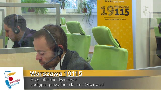 1. rocznica uruchomienia Miejskiego Centrum Kontaktu - Warszawa 19115