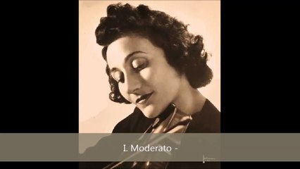 GLAZUNOV Violin Concerto - E.Morini, LAPhil, A.Wallenstein, live 1954 *remaster* [HQ]