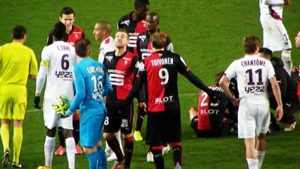 21/02/15 : SRFC-FCGB : Konradsen au sol (49')