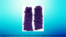 Purple Lace RUFFLE Baby Toddler Leg warmers. One Size. Tiers of Lace. Just Adorable! Review
