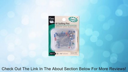 Dritz 40-Piece Quilting Pins, 1 3/4-Inch Review