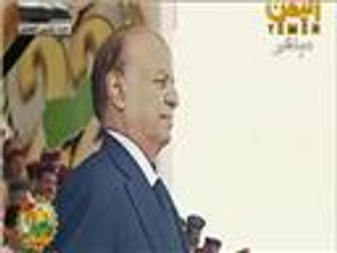 الرئيس اليمني عبد ربه منصور هادي في عدن