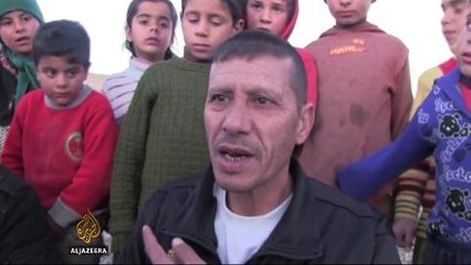 Syrian refugees suffer in freezing weather