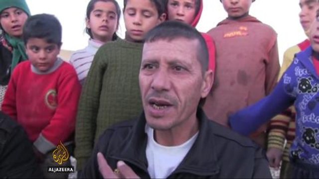 Syrian refugees suffer in freezing weather