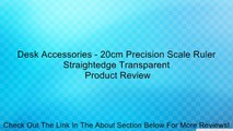 Desk Accessories - 20cm Precision Scale Ruler Straightedge Transparent Review