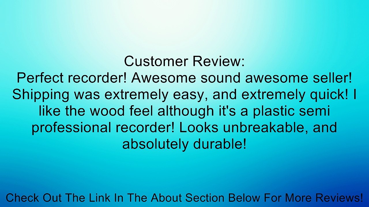 Aulos Aulos Classroom Recorder Alto 3 Piece English Woodgrain Finish A709Bw Review