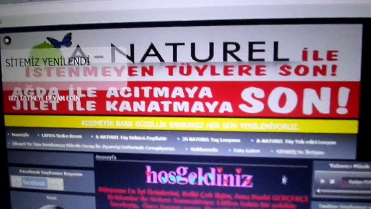 16.ARALIK 2013 KOZMETİK BANK SATIŞ  A-NATUREL TÜY DÖKÜCÜ  LAMOS KREM 3S NATUREL TANITIMI
