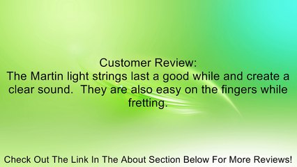 Martin V700 Vega Banjo Strings Light .009 - .020 - 3 Packs Review